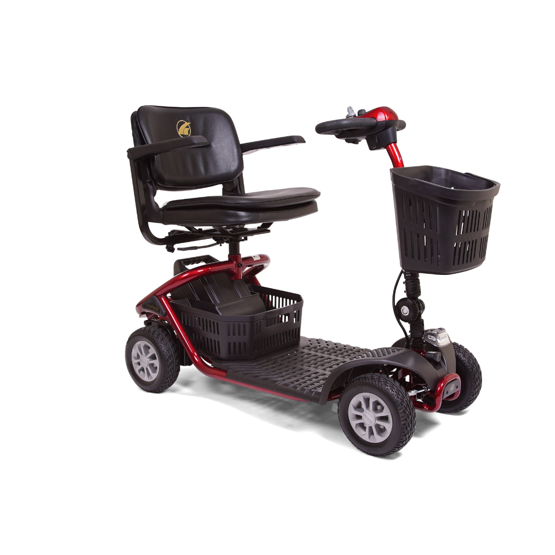 Golden Tech GL141D LiteRider – Lightweight 4 Wheels Travel Scooter - Senior.com Scooters